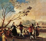 Francisco Goya Danching by the River Manzanares oil painting artist